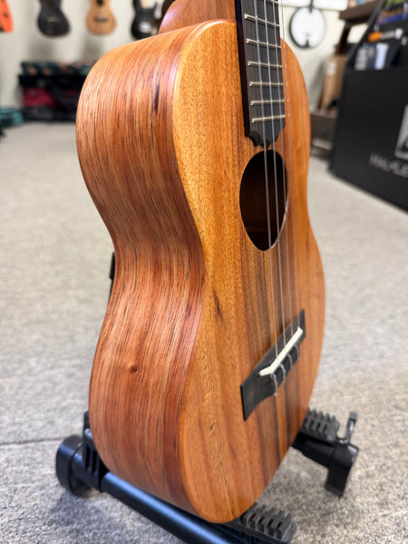 KoAloha KTM-10 Solid Koa Pikake Tenor Ukulele w/Case #1 - Made In Hawaii - Satin Finish