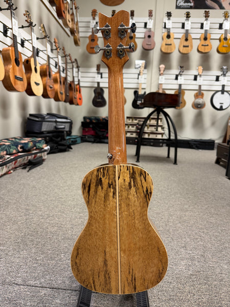 Makaio MSMC-20 Solid Spalted Mango Concert Ukulele w/Case - Rosewood Comfort Armrest