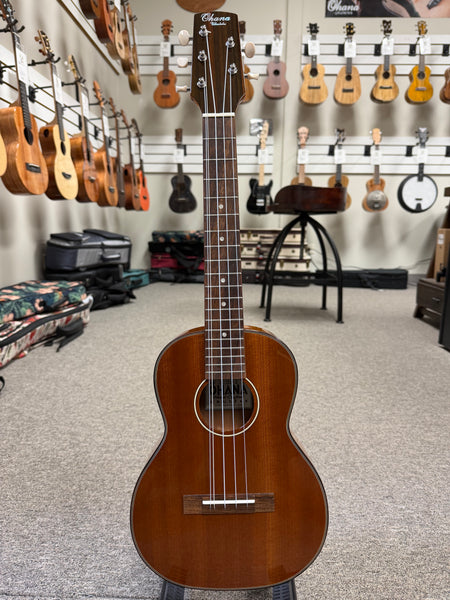Ohana TK-35G-5 5 String Solid Mahogany Tenor Ukulele - Gloss