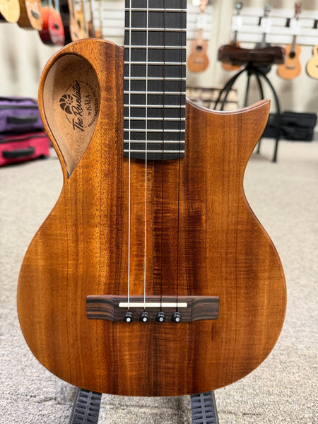 KALA Revelator Koa Electric Tenor Ukulele w/Case - Made In The U.S.A.