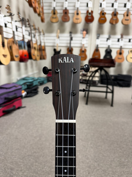 KALA Night Owl Acacia Revelator Electric Tenor Ukulele w/Case - B Stock