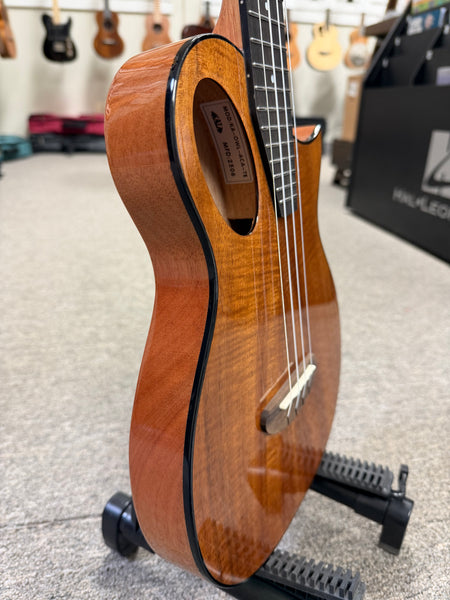 KALA Night Owl Acacia Revelator Electric Tenor Ukulele w/Case - B Stock
