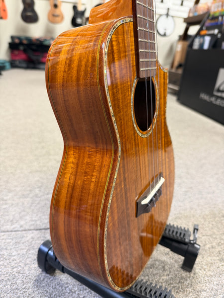 OHANA TK-7 Solid Acacia Tenor Ukulele w/Cutaway