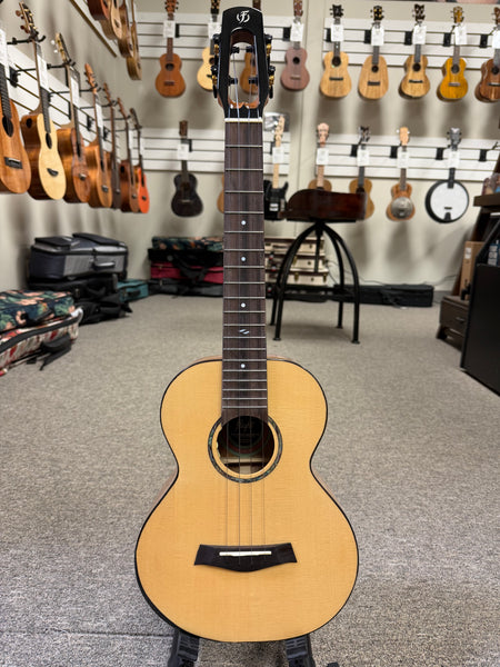 Flight Voyager Tenor Electric Ukulele w/Case - Royal Series - Solid Spruce/Solid Acacia