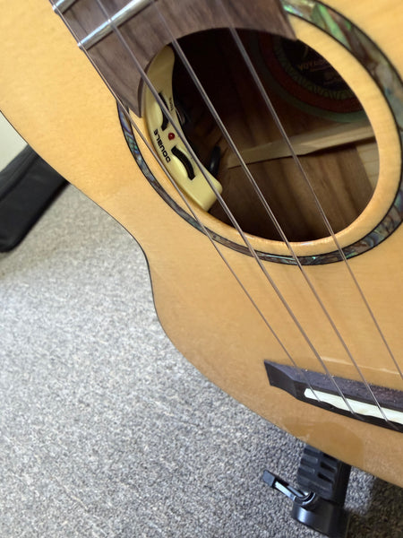 Flight Voyager Tenor Electric Ukulele w/Case - Royal Series - Solid Spruce/Solid Acacia