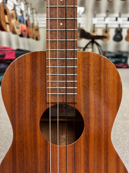 Kamaka Vintage Solid Koa Baritone Ukulele w/Case - Pre-Loved - 1970's White Label - HF4