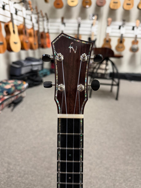 Francesco Verginelli Custom Italian Red Spruce/ Indian Rosewood Tenor Ukulele w/Case