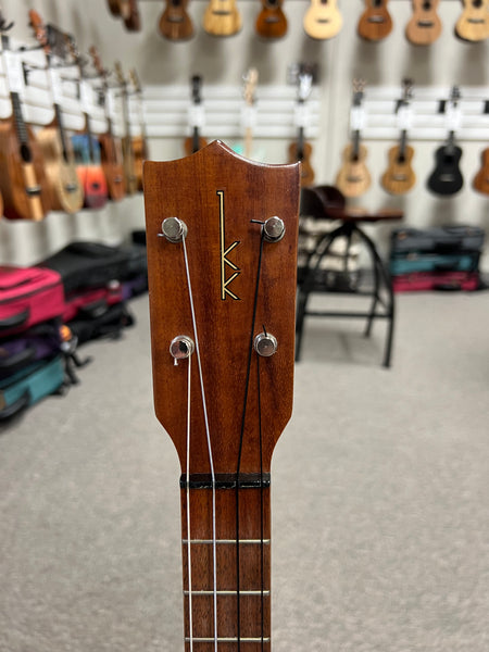 Kamaka Vintage Solid Koa Baritone Ukulele w/Case - Pre-Loved - 1970's White Label - HF4