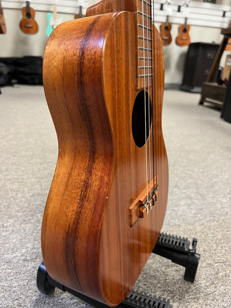 Kamaka Vintage Solid Koa Baritone Ukulele w/Case - Pre-Loved - 1970's White Label - HF4