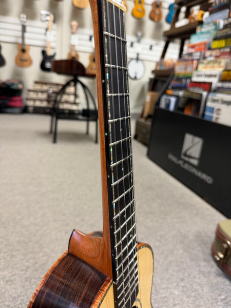 Francesco Verginelli Custom Italian Red Spruce/ Indian Rosewood Tenor Ukulele w/Case
