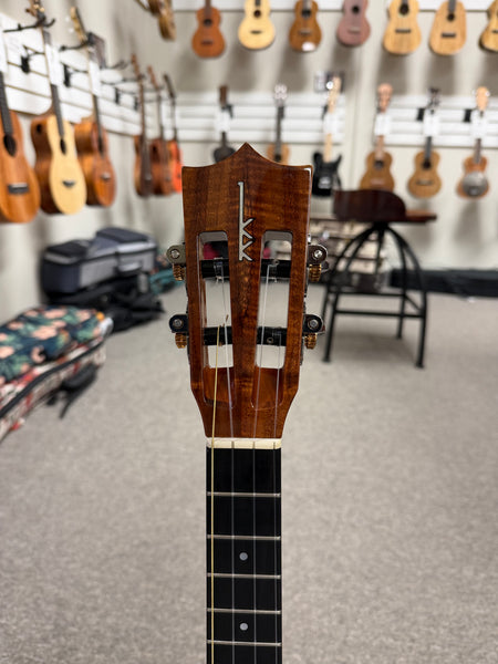 Kamaka Solid Spruce/Koa Deluxe Slotted Headstock Tenor Ukulele w/Case (HF-3DI) - Pre Loved