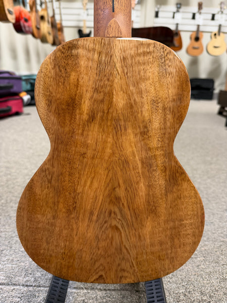 Flight Songbird Purple Electric Slimline Tenor Ukulele w/Case - Solid Flamed Maple/Solid Mango