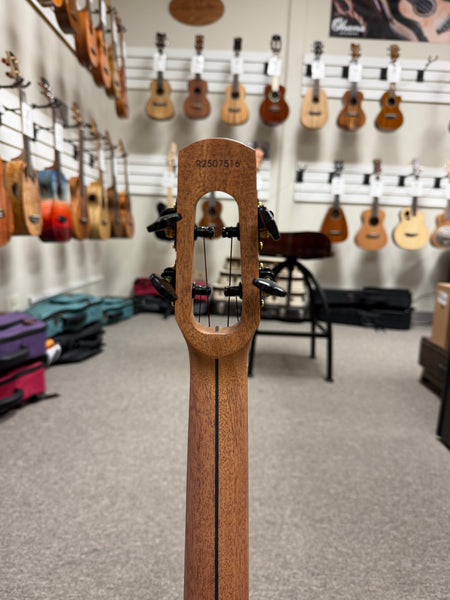 Flight Songbird Purple Electric Slimline Tenor Ukulele w/Case - Solid Flamed Maple/Solid Mango