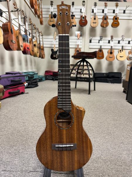 Kiwaya KPC-3M-C Solid Mahogany Concert Ukulele w/Cutaway