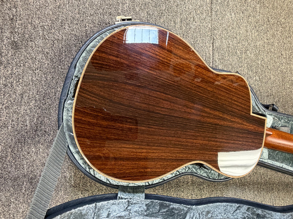 aNueNue Black Whale Solid Cedar/Maple/Rosewood Tenor Ukulele w/Case