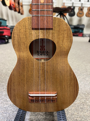 KoAloha KSO-10 Solid Acacia Soprano Ukulele w/Case #2 - KoAloha Opio