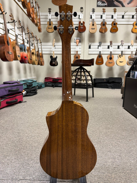 Kiwaya KPT-3M-C Solid Mahogany Tenor Ukulele w/Cutaway