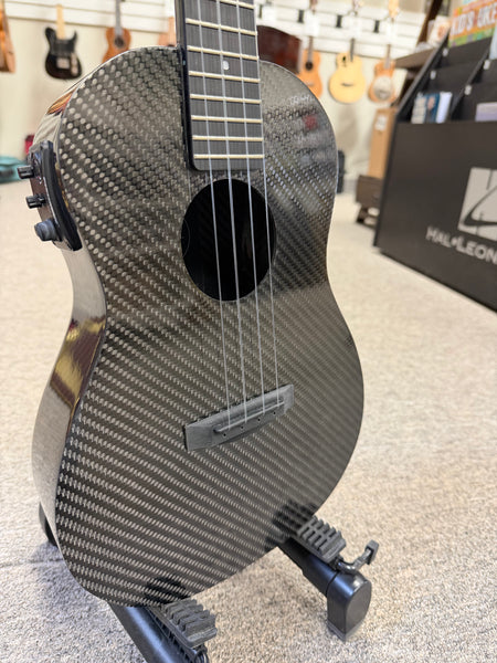 Klos Full Carbon Fiber Tenor Electric Ukulele w/Case - Travel Uke