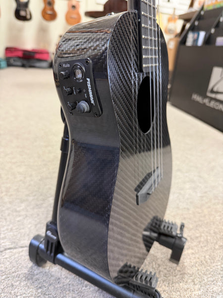 Klos Full Carbon Fiber Tenor Electric Ukulele w/Case - Travel Uke