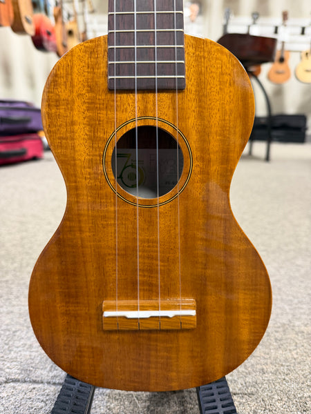 Famous by Kiwaya FS-5G Koa Soprano Ukulele