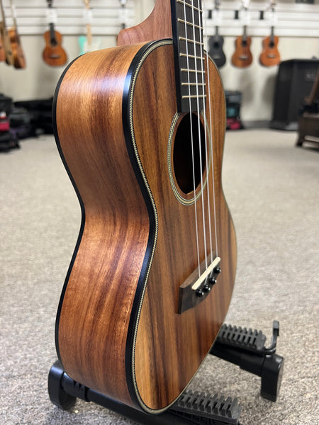 Islander by Kanile'a SAT-4 Solid Flamed Acacia Tenor Ukulele