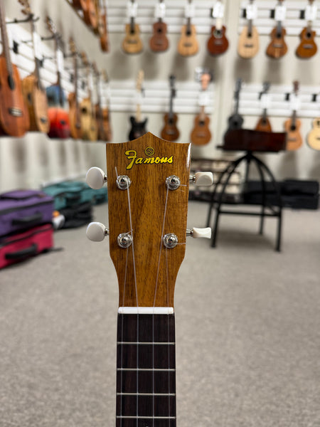 Famous by Kiwaya FS-5G Koa Soprano Ukulele