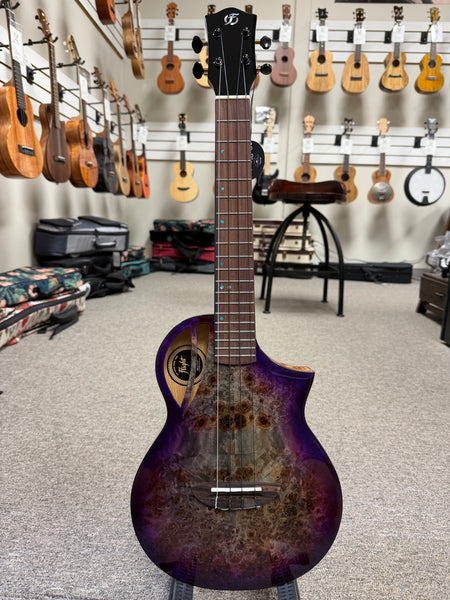 Flight Aviator Galaxy Solid Mango/Poplar Electric Tenor Ukulele w/Case