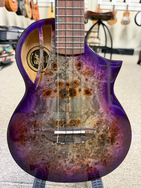 Flight Aviator Galaxy Solid Mango/Poplar Electric Tenor Ukulele w/Case