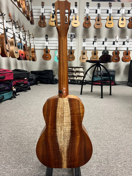 Kanile'a KBSP-T Solid Koa Electric Tenor Ukulele w/Case - Made in Hawaii - Pre Loved