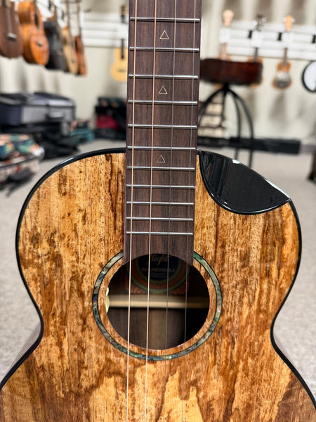 Flight Maia Solid Mango/Rosewood Steel String Electric Baritone Ukulele w/Case - #1