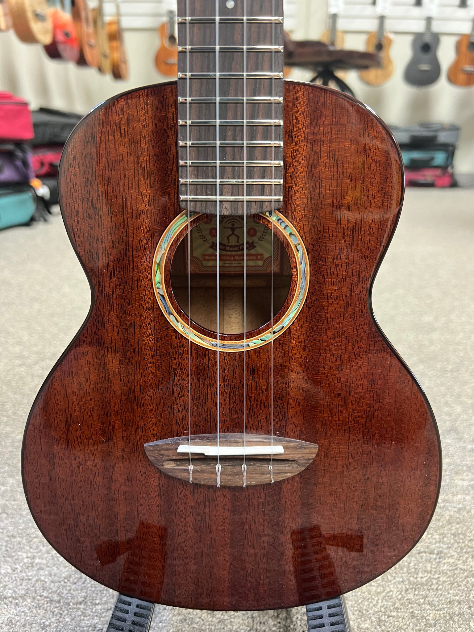 aNueNue AMM2 Solid Mahogany Concert Ukulele w/Case