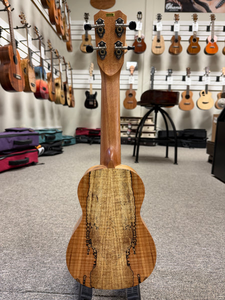 Islander by Kanile'a MAS-4 Spalted Maple Soprano Ukulele