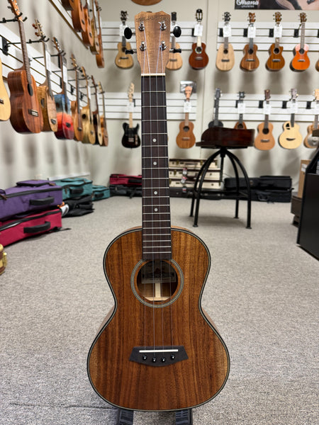 Islander by Kanile'a SAT-4 Solid Flamed Acacia Tenor Ukulele