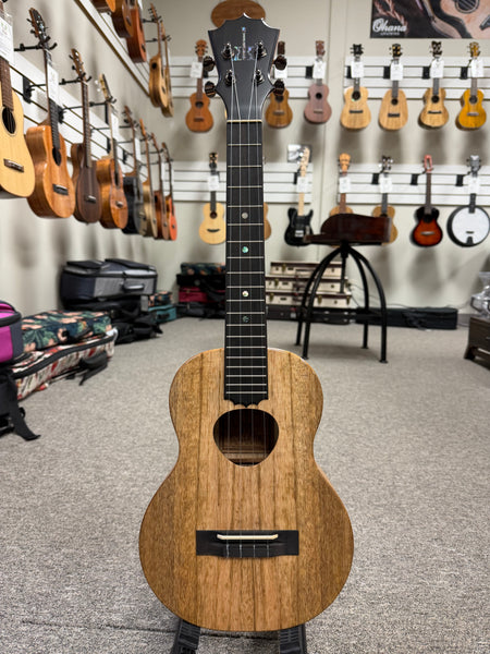 KoAloha KTM-10MGRP Solid Mango Royal Pikake Electric Tenor Ukulele w/Case - Pre Loved