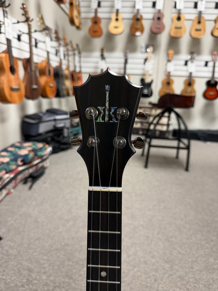 KoAloha KTM-10MGRP Solid Mango Royal Pikake Electric Tenor Ukulele w/Case - Pre Loved