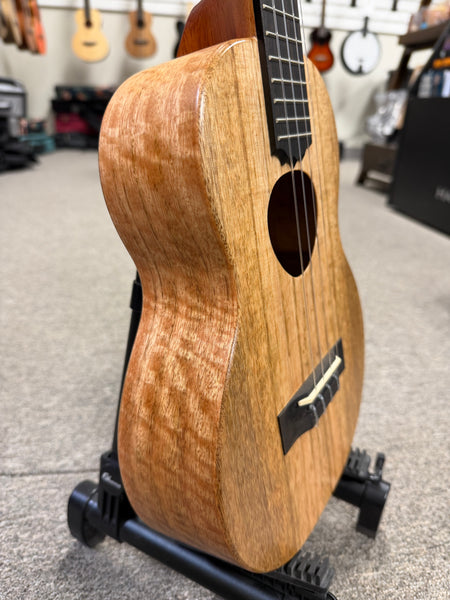 KoAloha KTM-10MGRP Solid Mango Royal Pikake Electric Tenor Ukulele w/Case - Pre Loved