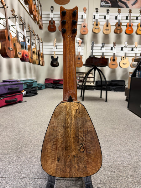 Romero Creations Solid Spalted Mango Tiny Tenor 6 String Guitalele/Guitarlele w/Case #1 - RC-TT6-MG Ukulele