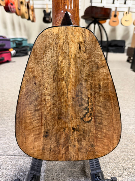 Romero Creations Solid Spalted Mango Tiny Tenor 6 String Guitalele/Guitarlele w/Case #1 - RC-TT6-MG Ukulele