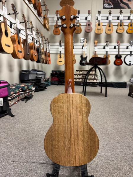 KoAloha KTM-10MGRP Solid Mango Royal Pikake Electric Tenor Ukulele w/Case - Pre Loved
