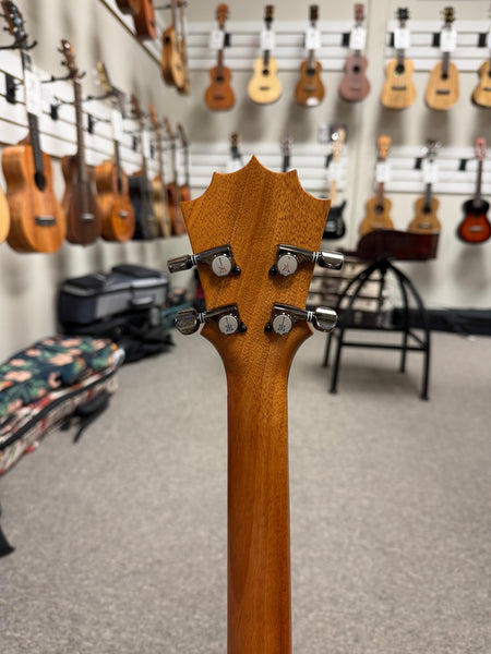 KoAloha KTM-10MGRP Solid Mango Royal Pikake Electric Tenor Ukulele w/Case - Pre Loved
