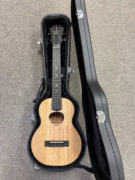 KoAloha KTM-10MGRP Solid Mango Royal Pikake Electric Tenor Ukulele w/Case - Pre Loved