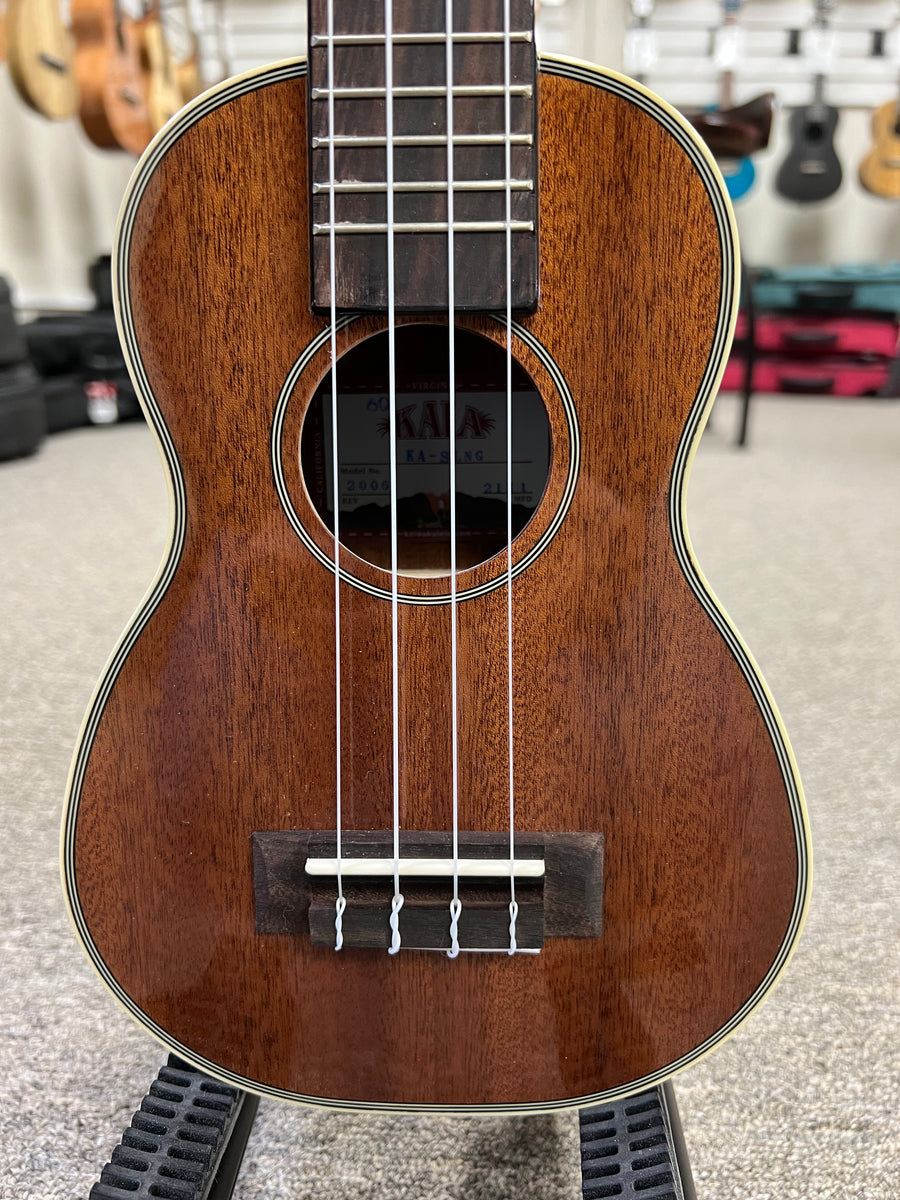 UKULELE ロングボード KALA KA-SLNG Mahogany Soprano Long Neck Ukulele - Soprano Body w