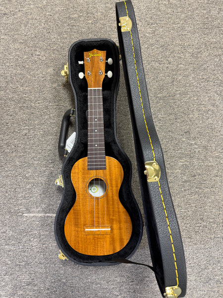 Black Soprano Ukulele Hardshell Case