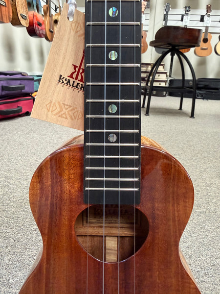 KoAloha KSM-00 Solid Koa Soprano Ukulele w/Case - Made in Hawaii