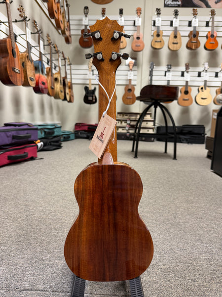 KoAloha KSM-00 Solid Koa Soprano Ukulele w/Case - Made in Hawaii