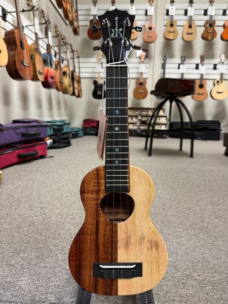 KoAloha KSNP-00 Solid Koa/Mango Naupaka Soprano Ukulele w/Case