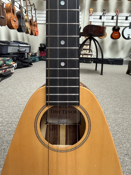 Romero Creations Tiny Tenor Vibrante Solid Spruce/Pau Ferro Ukulele w/Case - RC-TT-V-SP #1
