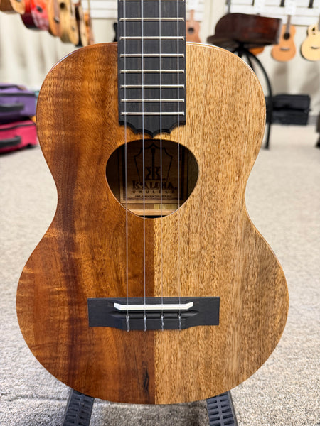 KoAloha KTNP-10 Solid Koa/Mango Naupaka Tenor Ukulele w/Case #1