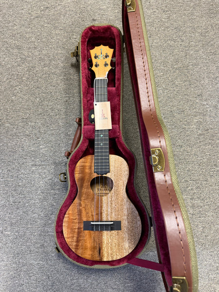 KoAloha KTNP-10 Solid Koa/Mango Naupaka Tenor Ukulele w/Case #1