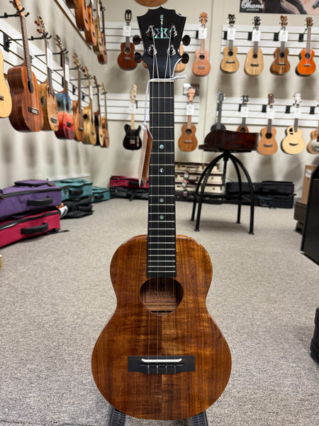 KoAloha KTMS-00 Slimline Solid Koa Tenor Ukulele w/Case #1 - Made in Hawaii !!